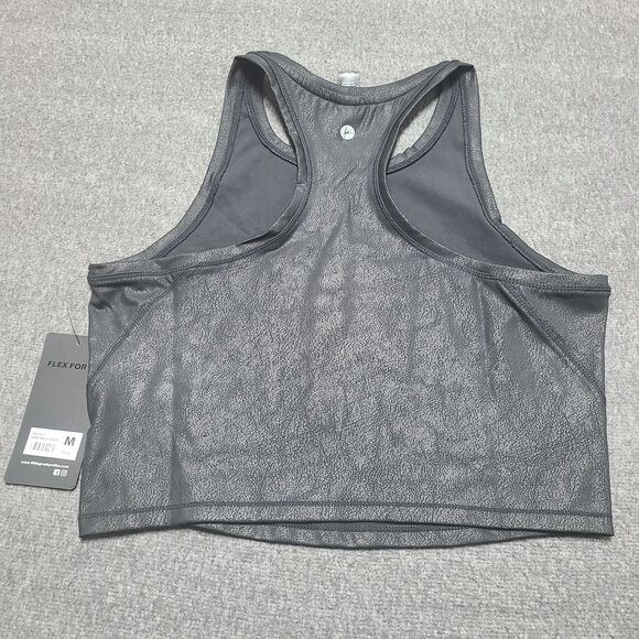 90 Degree Womens Sports Top M Black Yoga Sports Gym Exercise Running - Picture 8 of 9